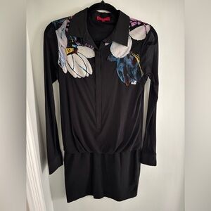 Vivienne Tam Mesh Mini Dress